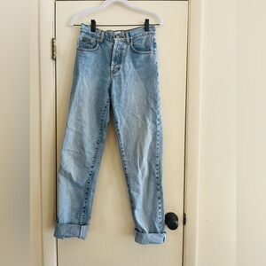 Vtg 90s Y2K Calvin Klein light washed mid rise jeans S